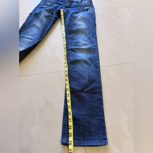 Cocoa Jeans Colombian Jeans Vintage Size USA 6 Acid Wash Jeans. Pockets Button Blue