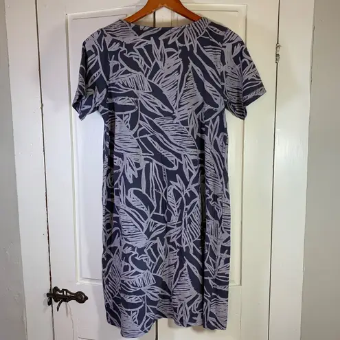 Fresh Produce Fresh Produce XS Leaf Cotton T-Shirt Dress Made in USA Pockets Boho Coastal