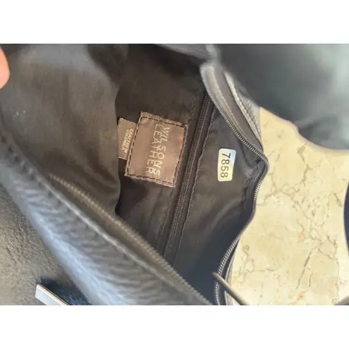 wilson's leather Black Shoulder Bag