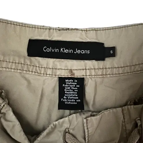 Calvin Klein Jeans Olive tan  cargo capris