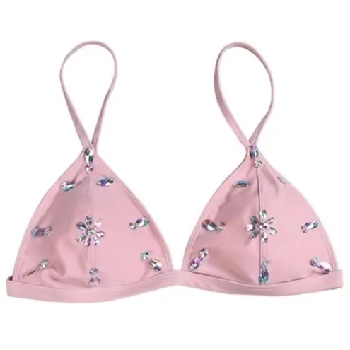 Sexy Embellished Cheeky Bikini Small