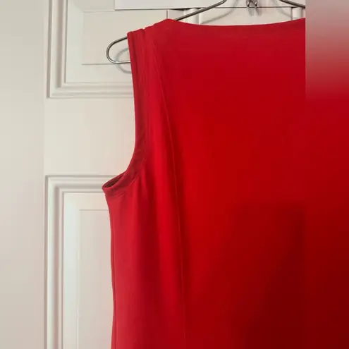 Toad & Co Women's Red Aquaculture Tank Dress With Pockets Active Tennis Small