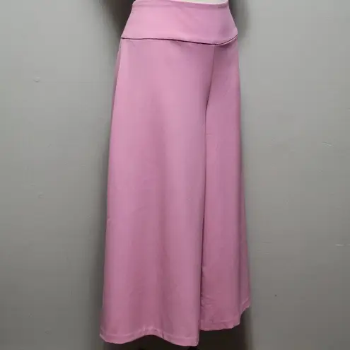 Chadwick's pink cropped wide leg pants size 10