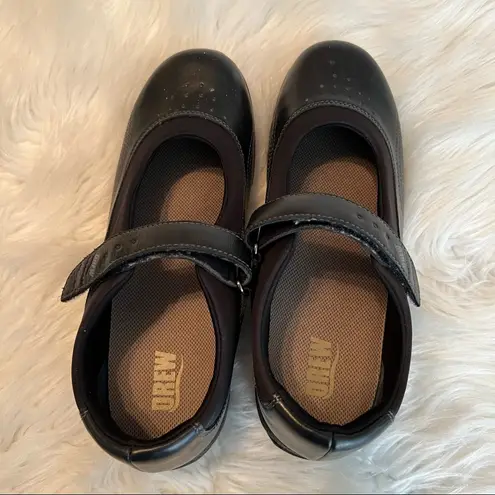 Drew Rose Mary Jane Leather Shoes accommodates orthotics retail $160+