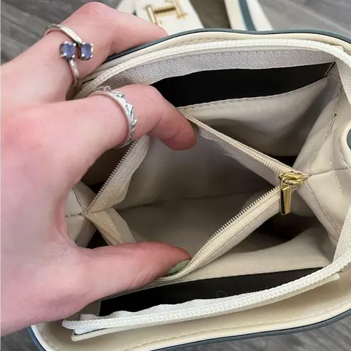 Stylish Blue and Cream Women's Bag