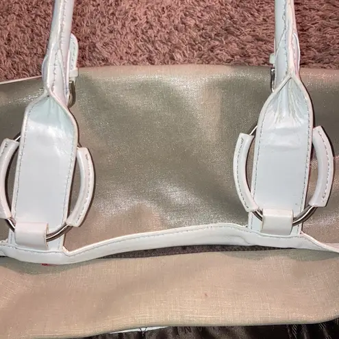 Antonio Melani Gold & White  Shoulder Bag Purse