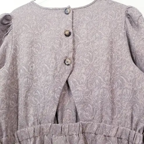 Current Air Puff Sleeves Midi Dress Midi Dress