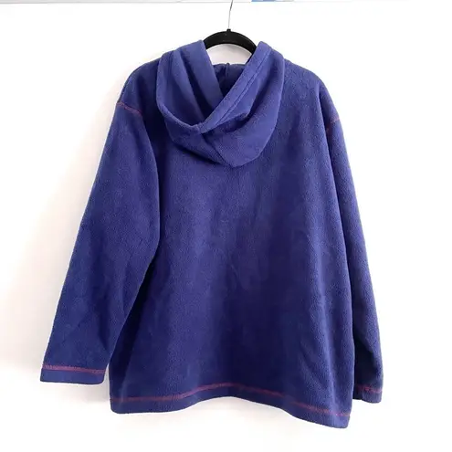 Coca-Cola Fleece Jacket XL Full Zip Hooded Warm Cozy Trademarked Soda Atlanta