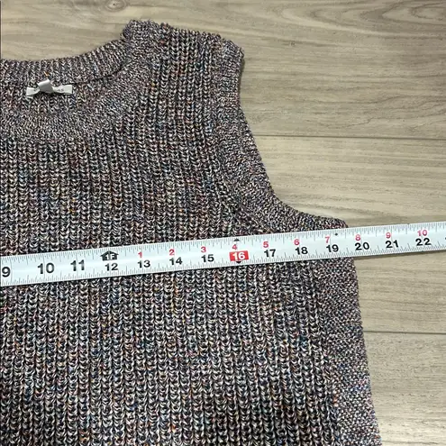 Ella Moss Multicolor Knit Sleeveless Tunic Sweater Top Women’s XL