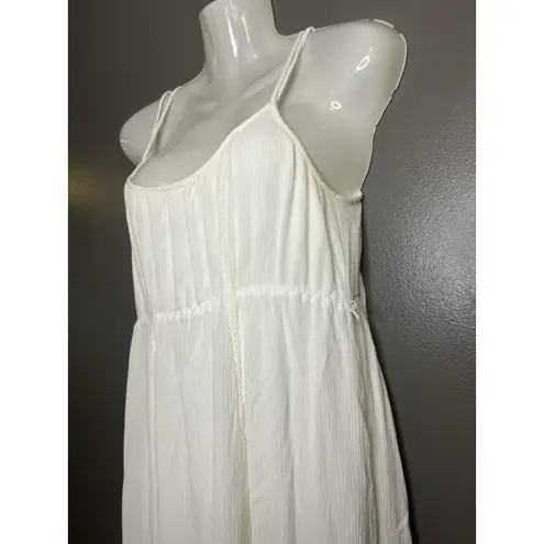 Motherhood Maternity Dress Womens Small White Lace Hem Maxi Sleeveless Sundress - Image 5