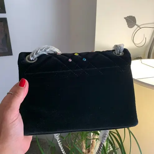 Kurt Geiger Authentic LONDON Velvet magnetic closure convertible Crosby/Shoulder