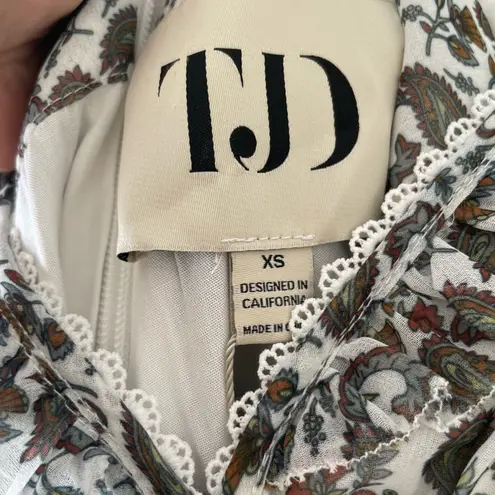 The Jetset Diaries TJD Dazed and Confused Ruffle Maxi Dress