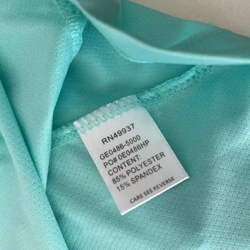 Tail Activewear Tove Sleeveless Golf Top in Merry Aqua Blue Size XS $84