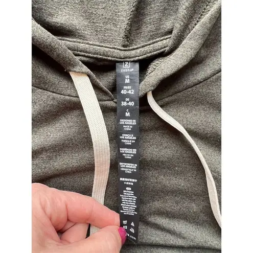 Zobha Women's Green Full Zip Hoodie Standard Size M Lightweight Casual Fall - Image 3