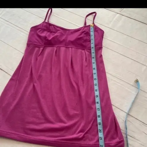 Lululemon  Athletic Workout built-in bra pink tank