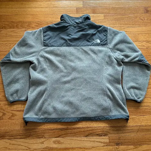 The North Face Women’s  Gray/Dark Gray Full-Zip Denali Sweater Size XXLarge