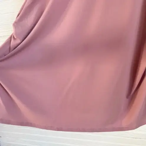 Adrienne Vittadini Plus Size 3X Pink Mauve Blouse 3/4 Sleeve Embroidered