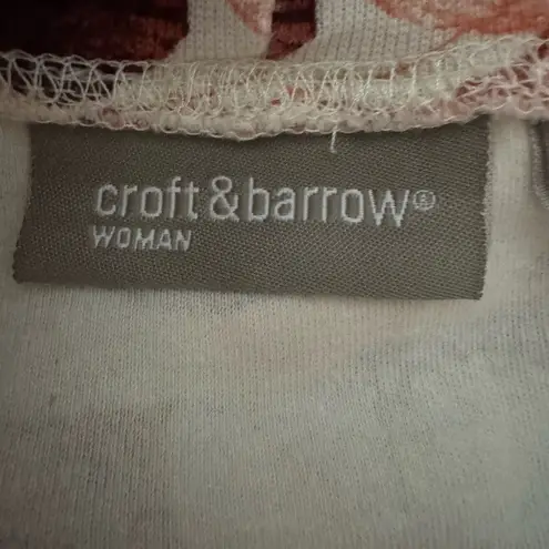 Vintage Fall Leaf Turtleneck Top 100% Cotton teacher size 2X White