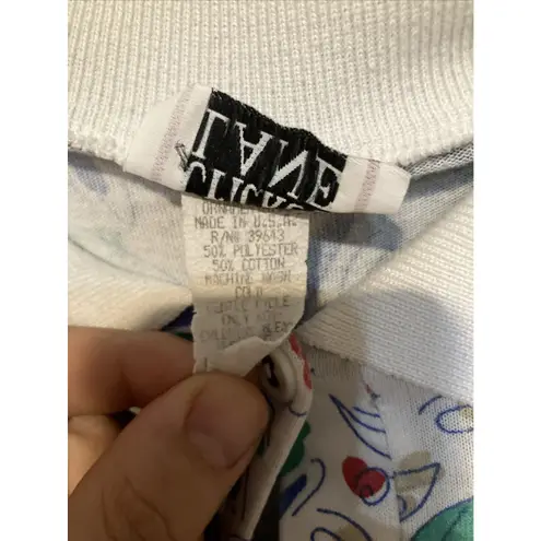 Cricket Lane Floral Polo Shirt & Khaki Pants Set, Women's XL Golf Set, Vintage White Size M