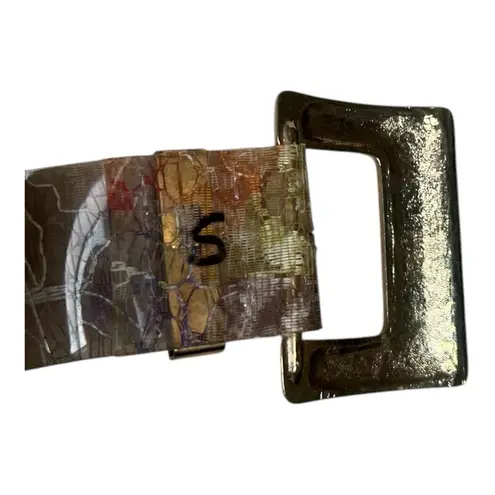 Vintage Gold and Red Fashion Belt