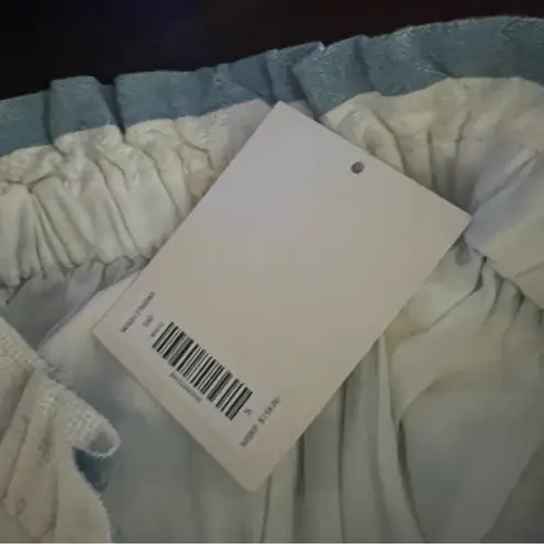 Mara Hoffman x Revolve Off Shoulder Ruffle Set in
Novelty Stripe, New with Tags