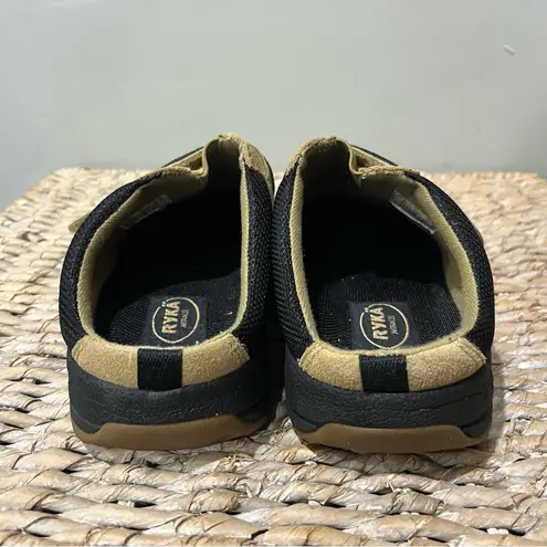 Ryka terrain strap mule Shoes Size 8 Suede Beige Cushioning NEW