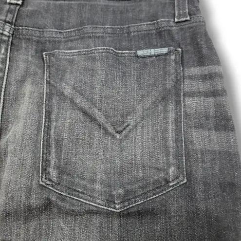 Hudson Skirt Size 29 W31" Waist Robbie Mid Rise Pencil Skirt Raw Hem Denim Skirt