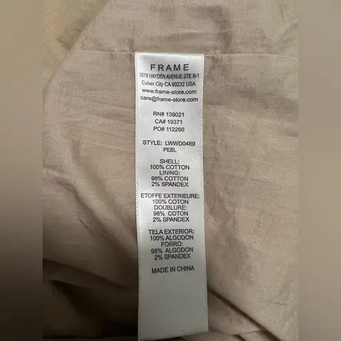 Frame Nina mini dress, puff sleeve, beige, in excellent condition
SizeMedium