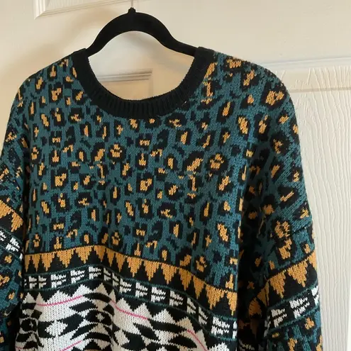 Wrangler  retro Multicolor Patterned Women's Sweater size small - Image 2