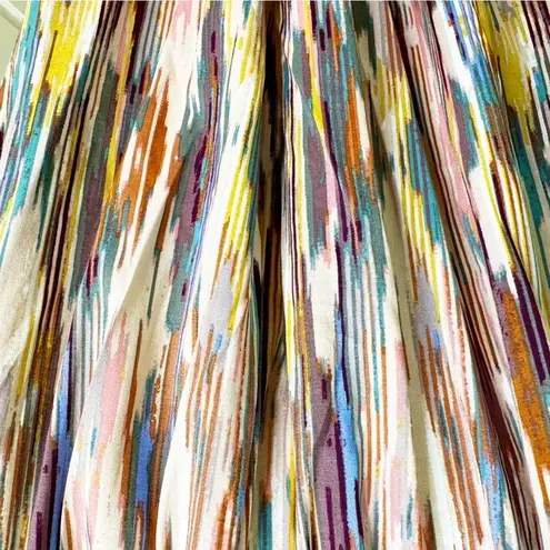 MISA Los Angeles MISA Myka Ikat Strapless Cutout Smocked Cotton Blend Dress Size S NWT