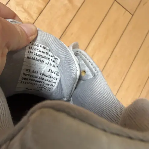 BAPE Black & White Star Sneakers Size Men's 5.5/ Women's 7.5