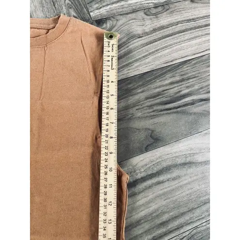 Alphalete  Women's Heavy Cotton Cut Off - Clay , Size XS