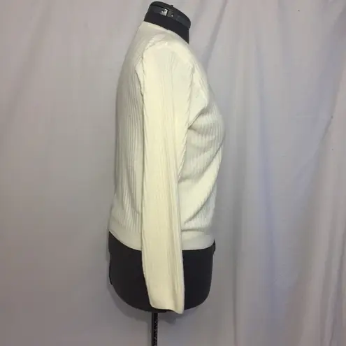 Villager Cream Cardigan Sweater Sz L Gently Used