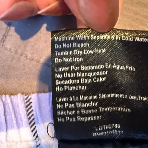 Just Love Plaid Pajama Pants in Blue and White