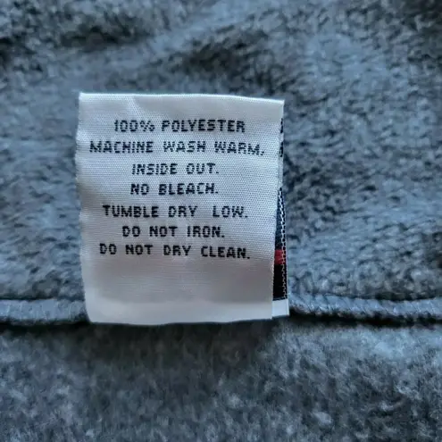 United States Olympic Committee Womens Gray Solid Full Zip Vest Jacket USA Sz XL