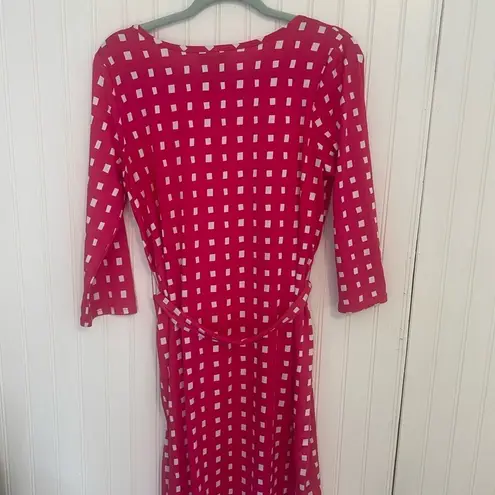 Mud Pie Dress with belt Lightweight Size Medium 3/4 length sleeve