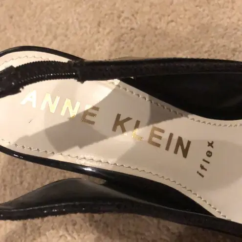 Anne Klein  Patent Leather iFlex Slingback Shoes Size 8 1/2 M