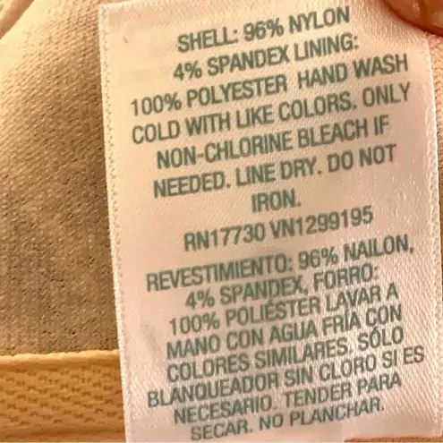 Kona Sol ™ Pique Bandeau High Coverage One Piece Swimsuit Tropical Size Small