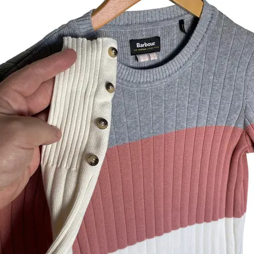 Barbour Women’s Tartan Collection Colorblocked Slimfit Ribknit Sweater