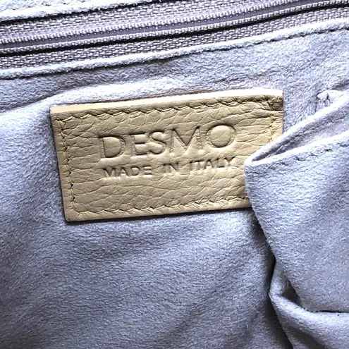 DESMO mini leather hobo bag, made in Italy