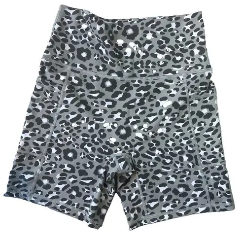 Aerie Offline By Biker Shorts Animal Print Large