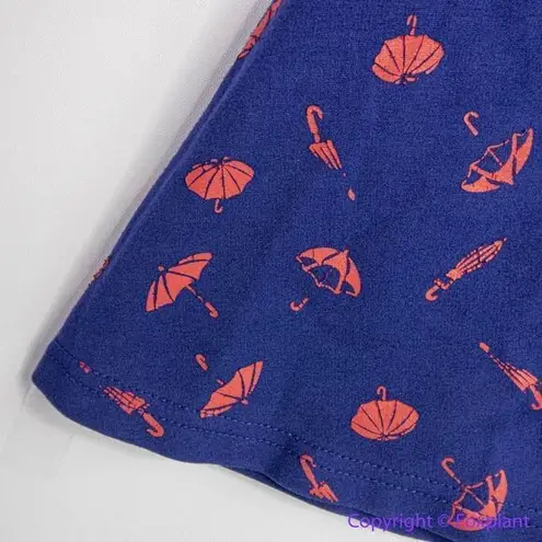 Unique Vintage Gwynnie Bee Umbrella Print Navy Dress, plus size 0X