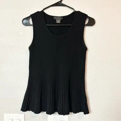 Club Monaco Pleated Ribbed Shell Sweater Tank XS