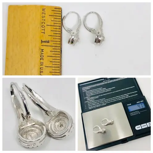 Elements SWAROVSKI Crystal sterling silver earrings
