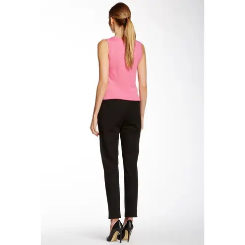 NWT $278 8 Womens Lafayette 148 New York Slacks Pants Black Office Work Reed