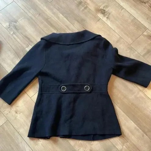 Classiques Entier  Sweater Jacket Cardigan with Pockets 3/4 Sleeves Sz S