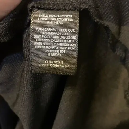 ECI Smocked Sheer Floral Striped Printed Three Quarter Sleeve Maxi Dress Large