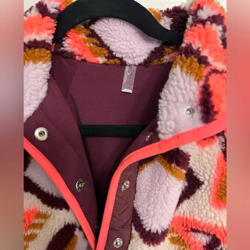 FP Movement Hit The Slopes Printed Fleece Pink Size XS - Image 3