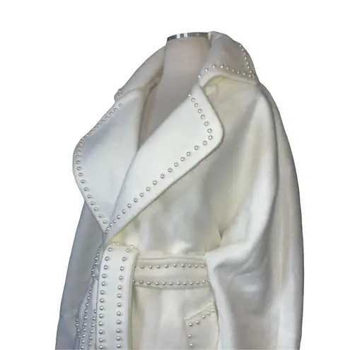 Atoir Addicted To Love Pearl Coat in Cloud Large New Womens Trench Jacket