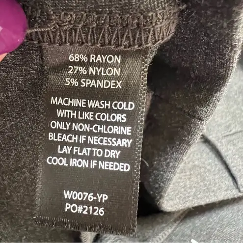 Betabrand NWT Classic Dress Pant Yoga Pants Straight Leg Charcoal Medium Petite